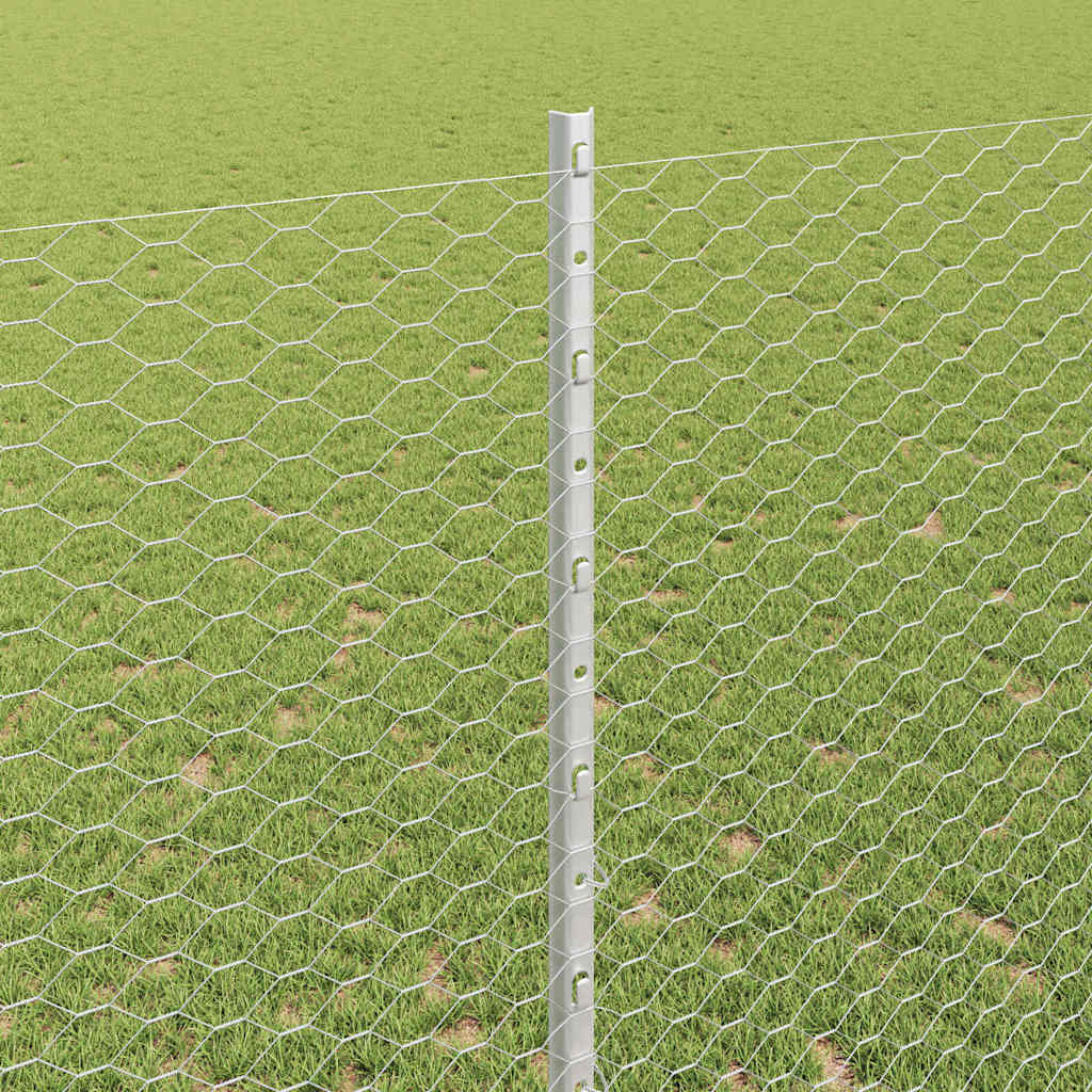 Welded Wire Fence 50 x 1.4 m (W x H) Hot-Dip Galvanised Steel