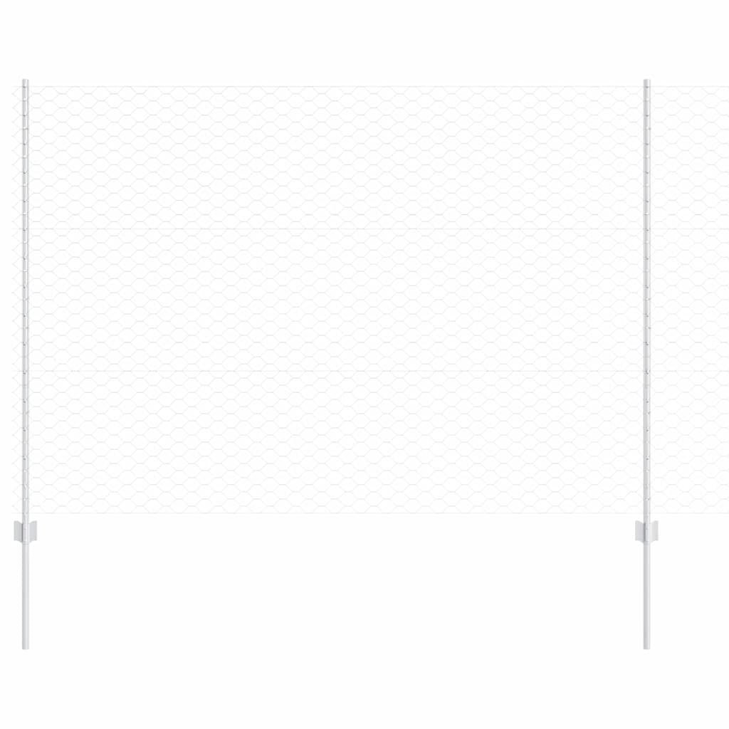 Welded Wire Fence 50 x 1.5 m (W x H) Hot-Dip Galvanised Steel
