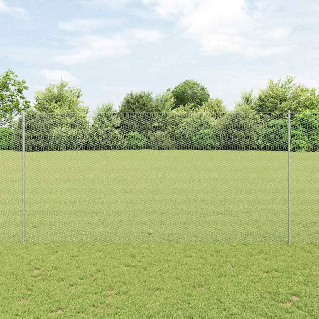 Welded Wire Fence 50 x 1.6 m (W x H) Hot-Dip Galvanised Steel
