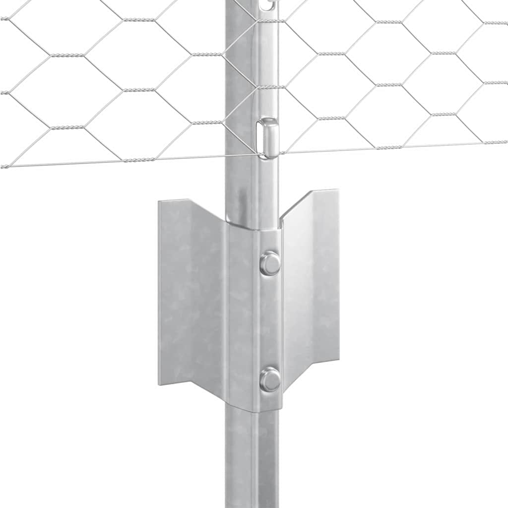 Welded Wire Fence 100 x 0.5 m (W x H) Hot-Dip Galvanised Steel