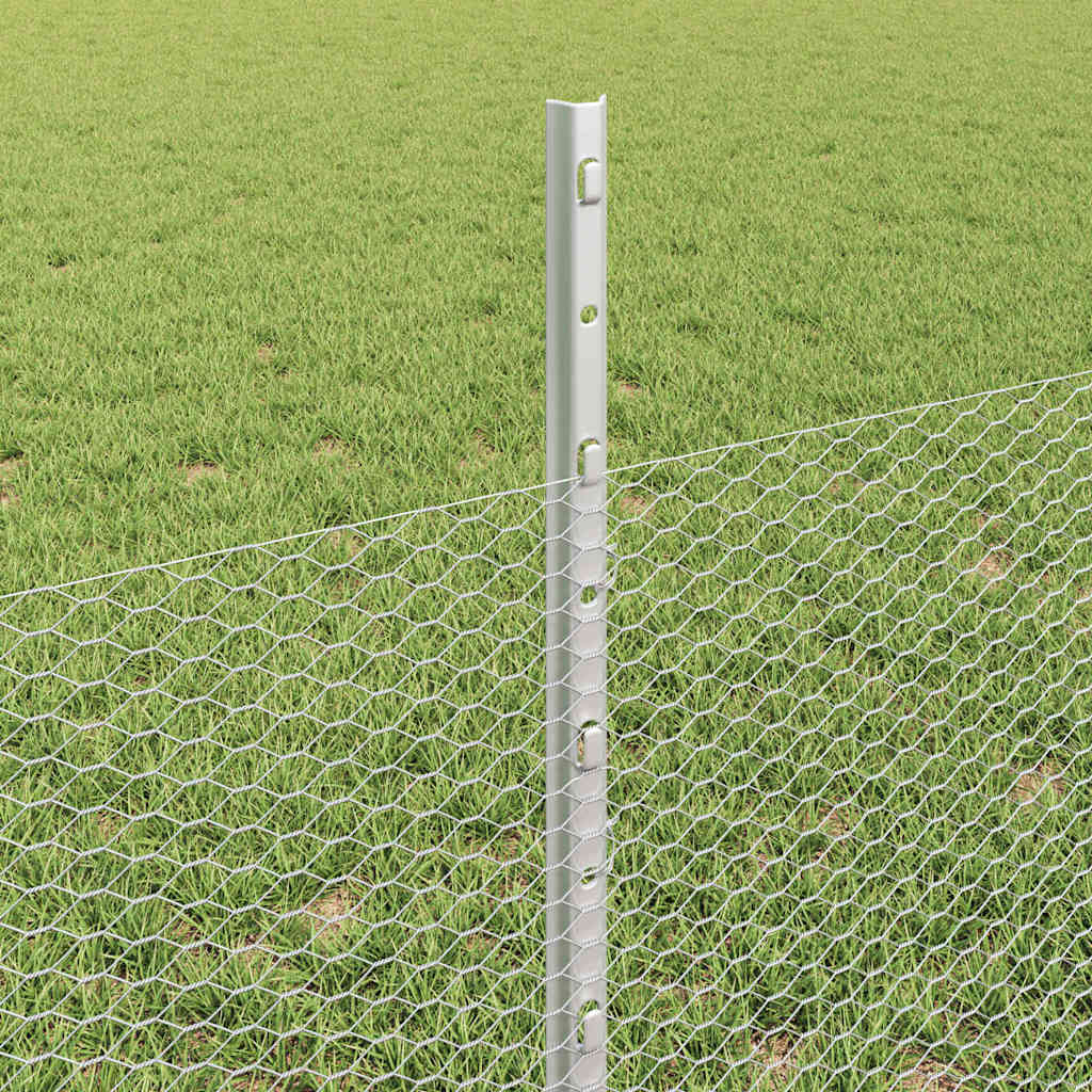 Welded Wire Fence 100 x 0.5 m (W x H) Hot-Dip Galvanised Steel
