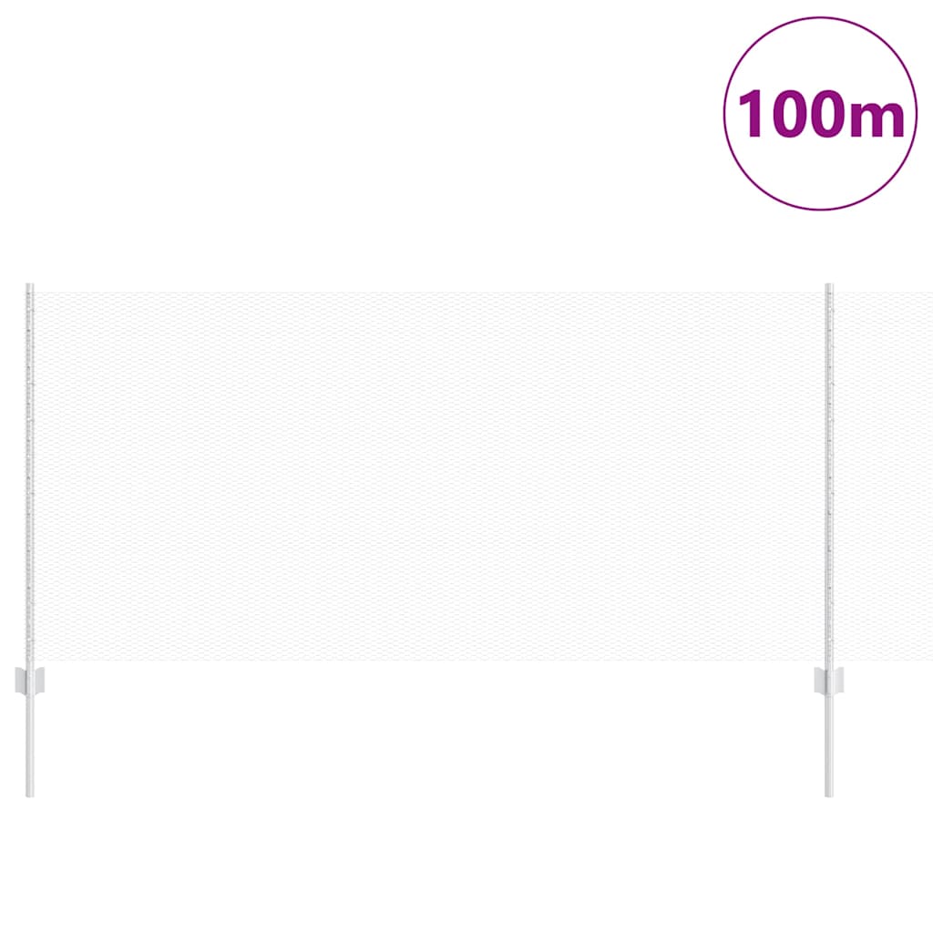 Fence with Post Silver