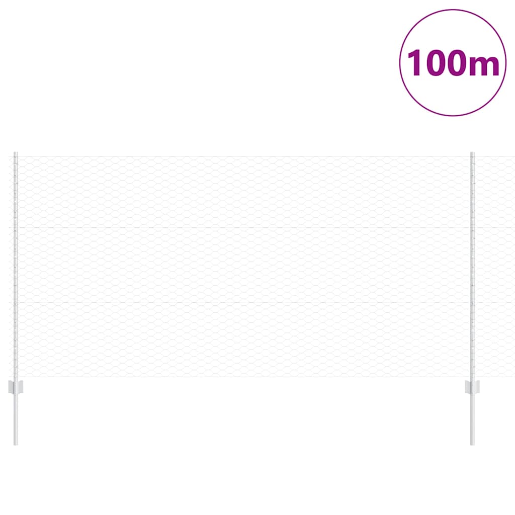 Welded Wire Fence 100 x 1.2 m (W x H) Hot-Dip Galvanised Steel