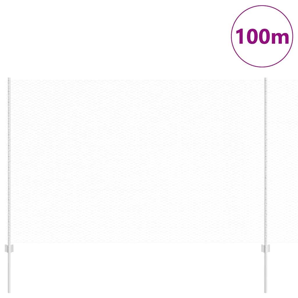 Welded Wire Fence 100 x 1.6 m (W x H) Hot-Dip Galvanised Steel