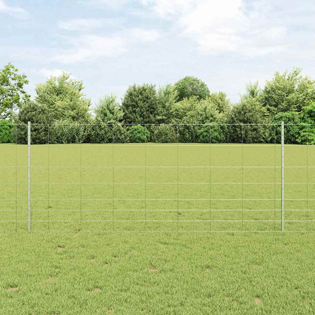 Fence with Post Silver