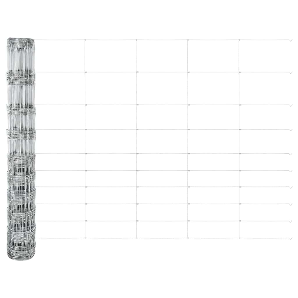 Wild Fence with Posts 25 x 1.2 m (W x H)