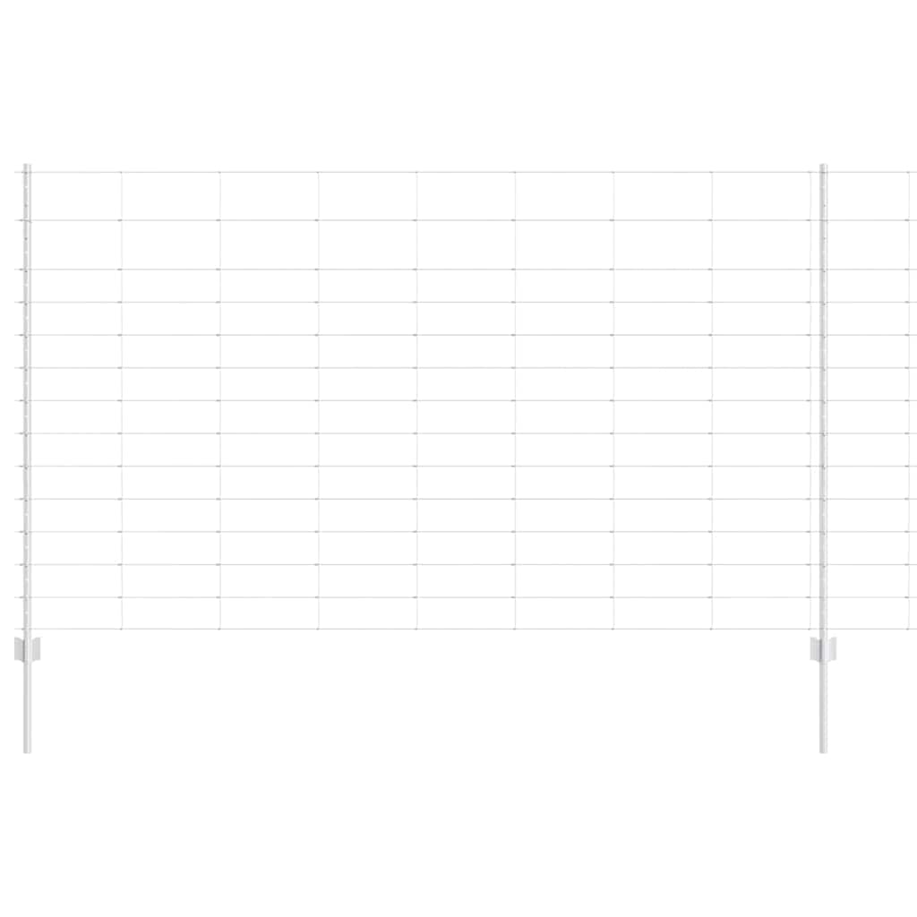 Wild Fence with Posts 25 x 1.4 m (W x H)