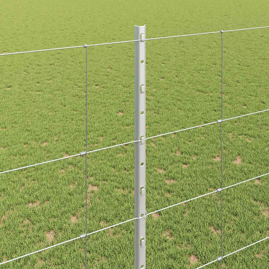 Fence with Post Silver