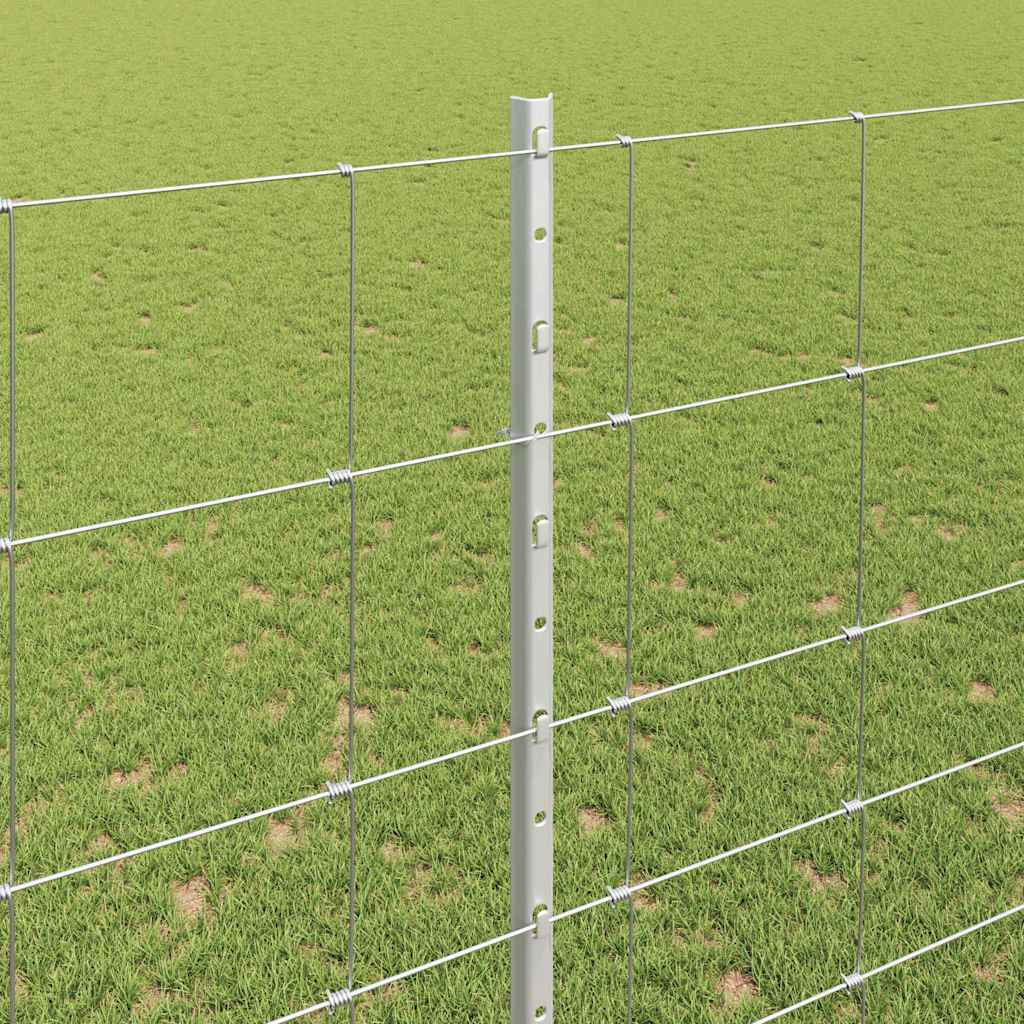 Fence with Post Silver
