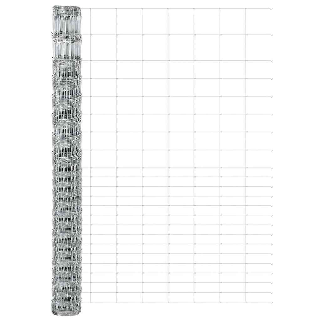 Fence with Post Silver