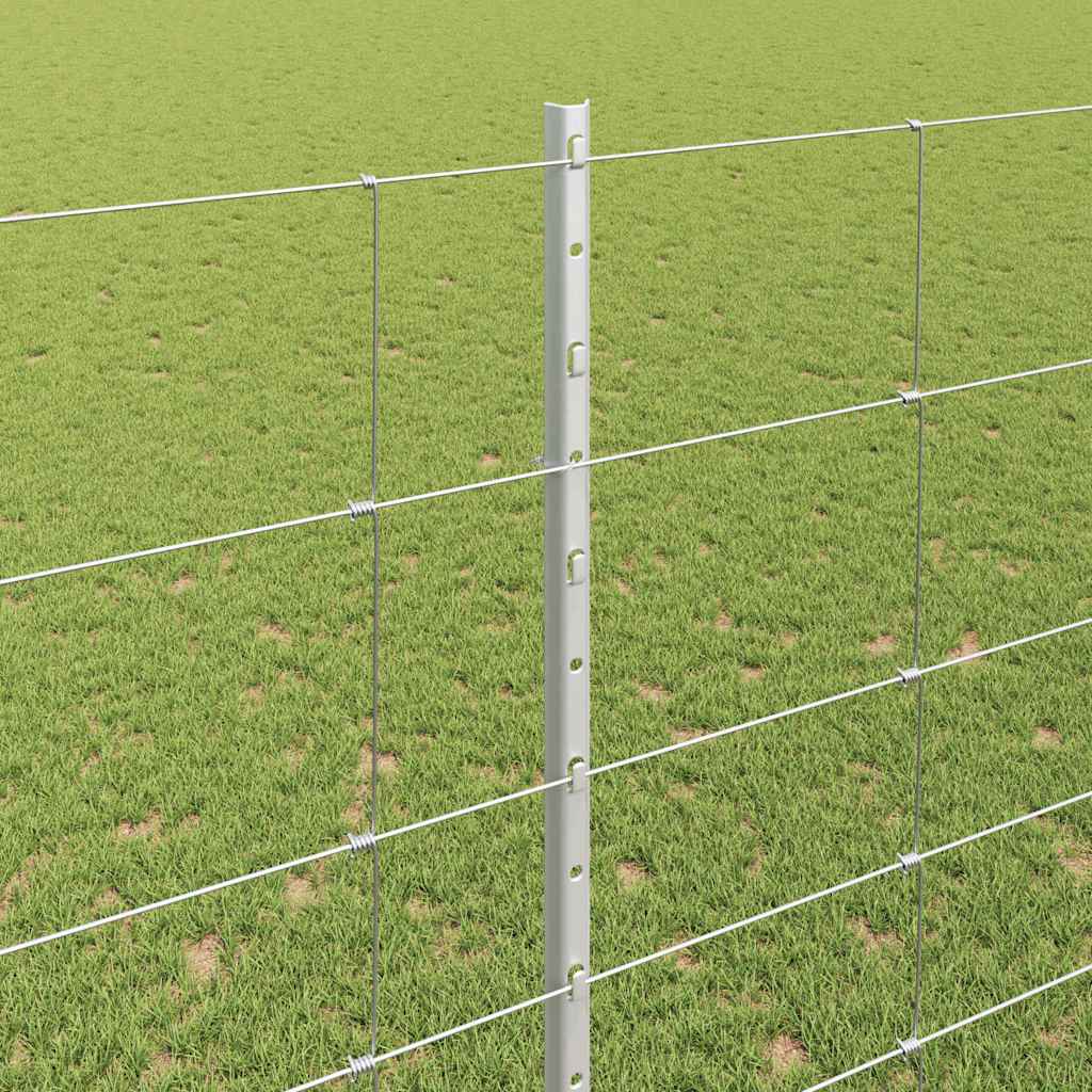 Fence with Post Silver