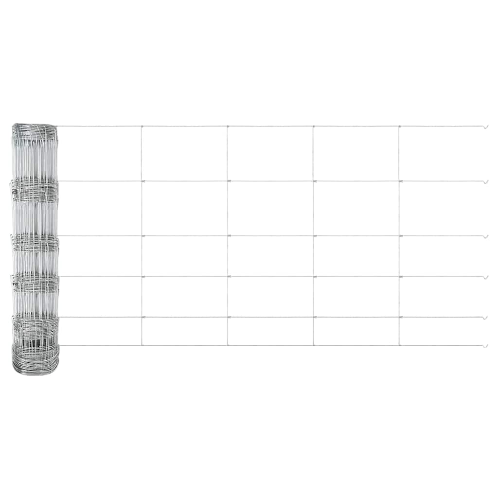 Wild Fence with Posts 50 x 0.8 m (W x H)
