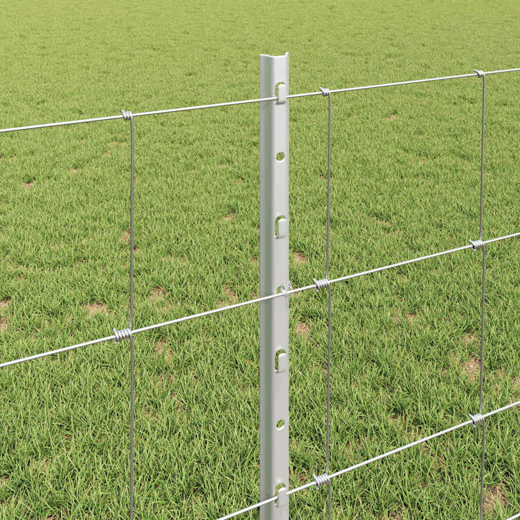 Wild Fence with Posts 50 x 0.8 m (W x H)