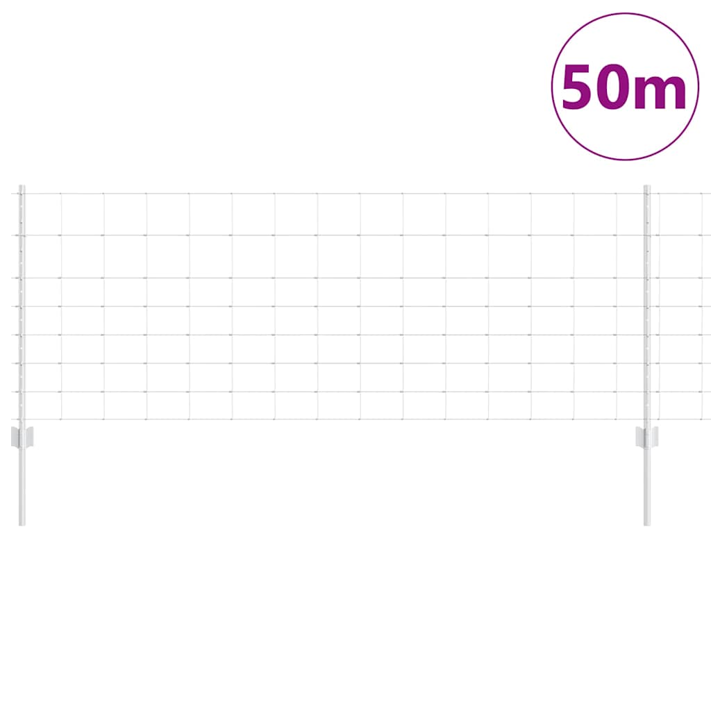 Wild Fence with Posts 50 x 0.8 m (W x H)