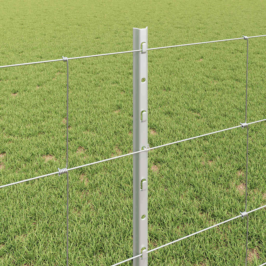 Fence with Post Silver
