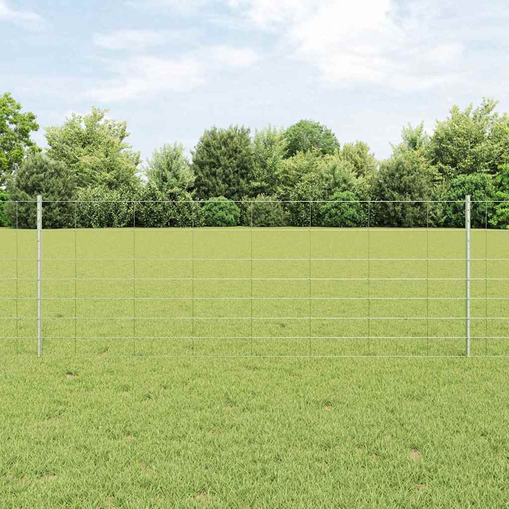 Fence with Post Silver