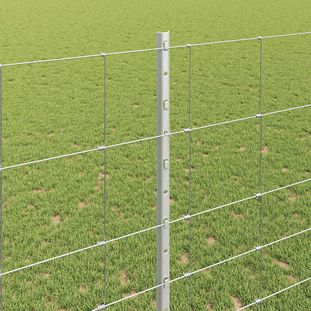 Wild Fence with Posts 50 x 1.4 m (W x H)