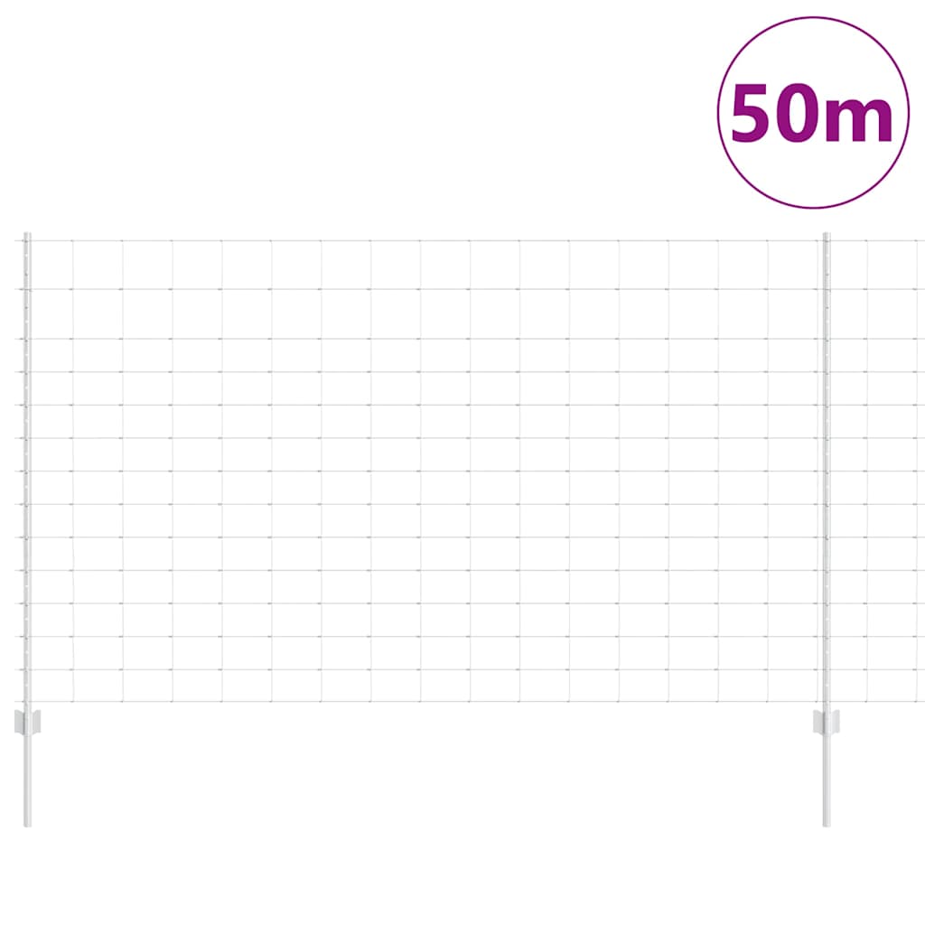 Wild Fence with Posts 50 x 1.4 m (W x H)