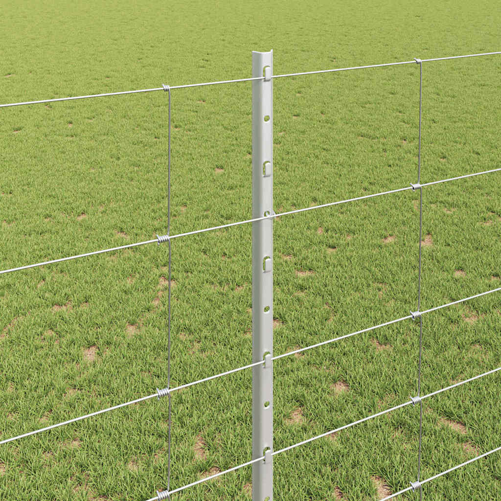 Wild Fence with Posts 50 x 1.4 m (W x H)