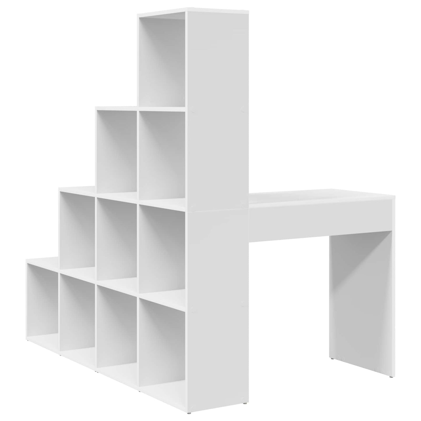 Corner Desk White 101.5 x 149.5 x 149.5 cm Engineered Wood