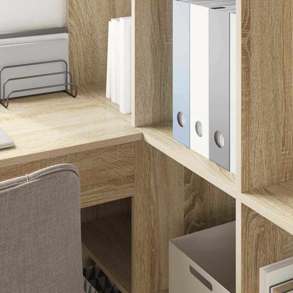 Corner Desk Sonoma Oak 101.5 x 149.5 x 149.5 cm Engineered Wood