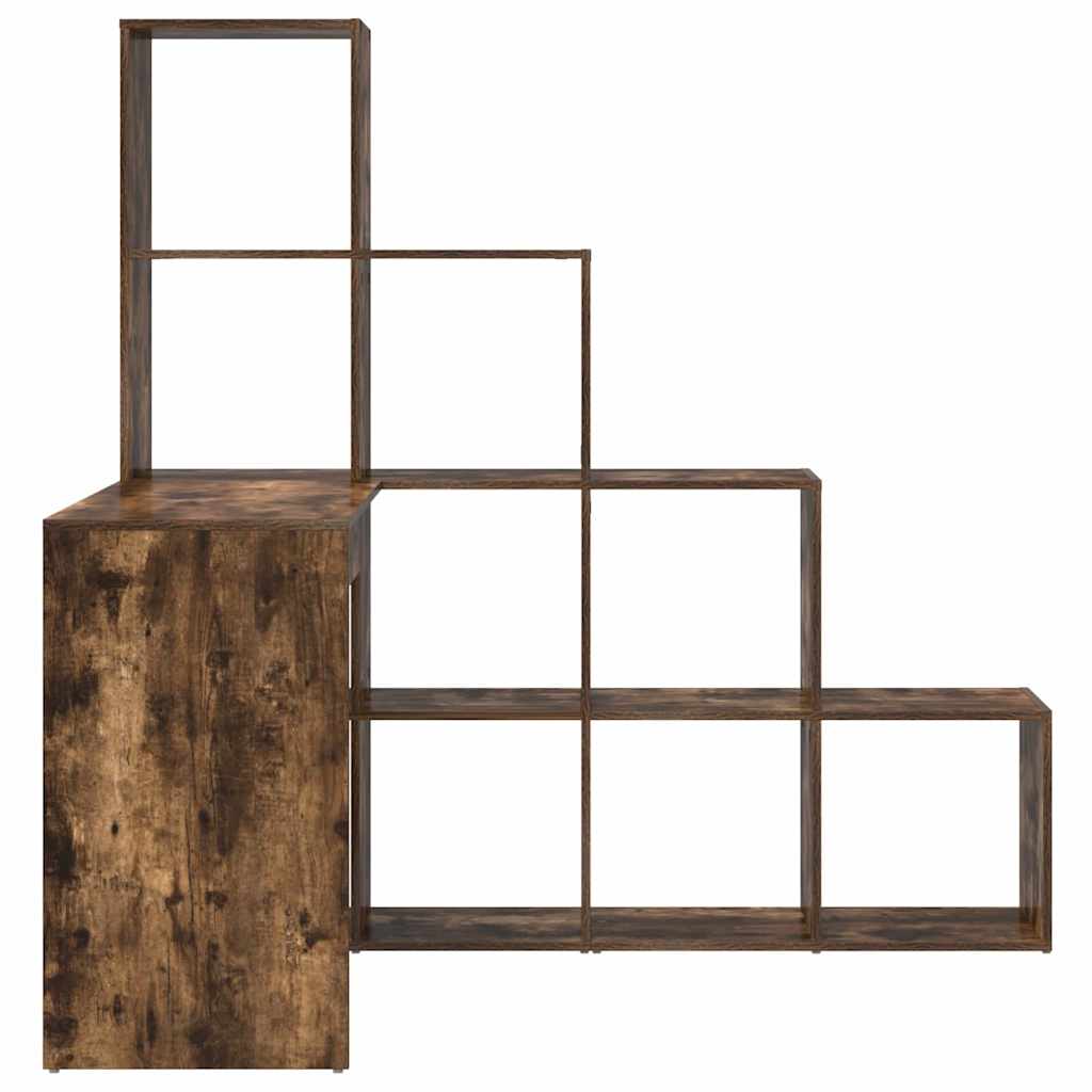 Corner Desk Smoked Oak 101.5 x 149.5 x 149.5 cm Engineered Wood