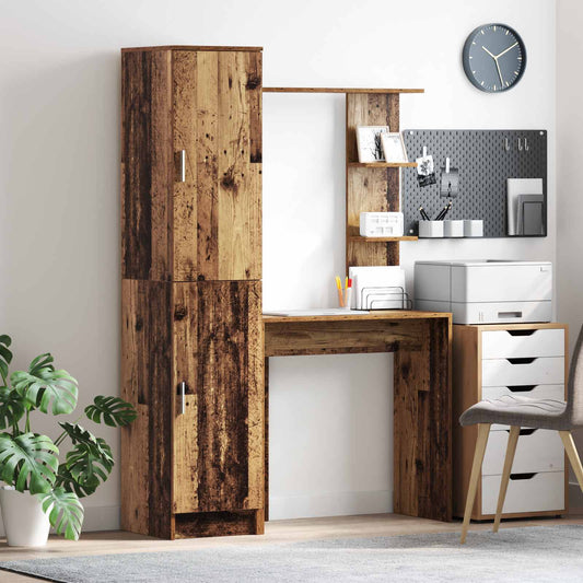 Desk 2 pcs Old Wood