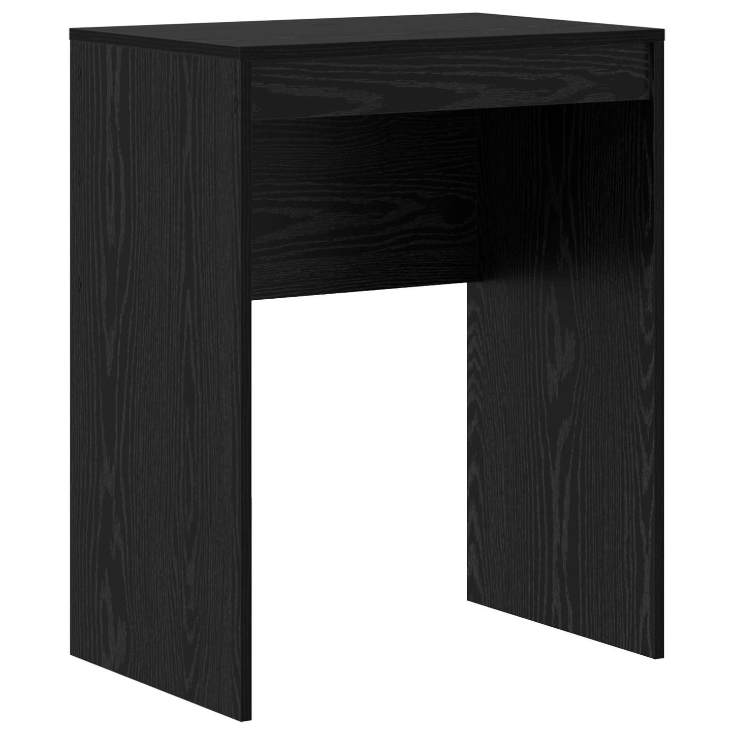Desk with Drawer with Shelf with Storage 2 pcs Black Oak