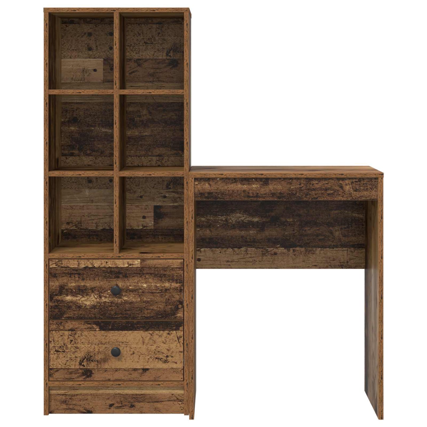 Desk Old Wood 105.5 x 34 x 127 cm 2 pcs