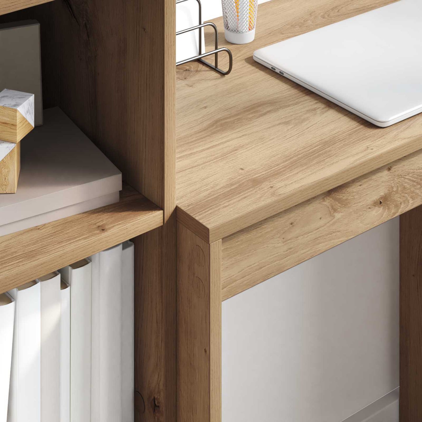 Desk Artisan Oak 105.5 x 34 x 127 cm 2 pcs