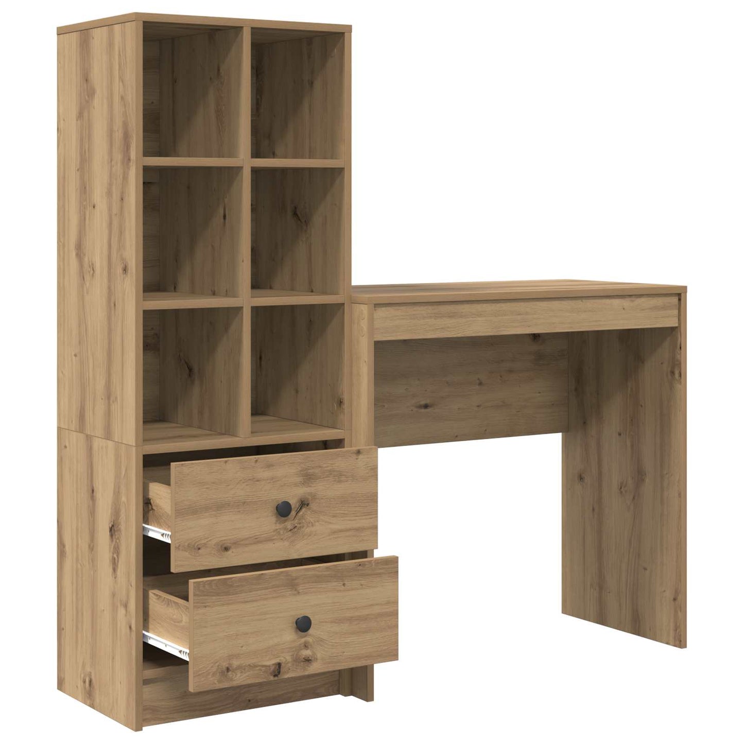 Desk Artisan Oak 125.5 x 40 x 127 cm 2 pcs