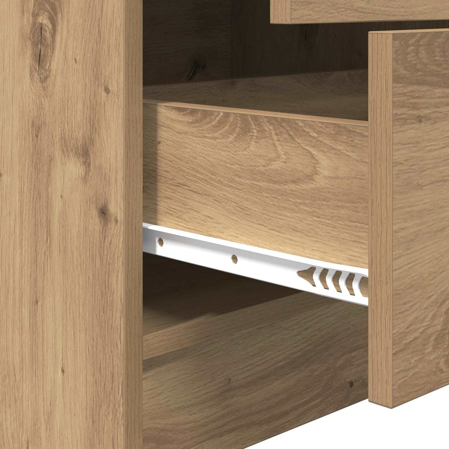 Desk Artisan Oak 125.5 x 50 x 127 cm 2 pcs