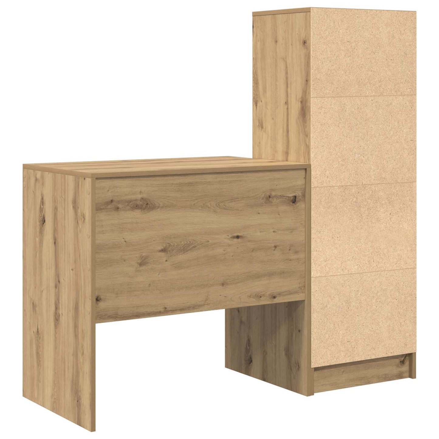 Desk Artisan Oak 125.5 x 50 x 127 cm 2 pcs