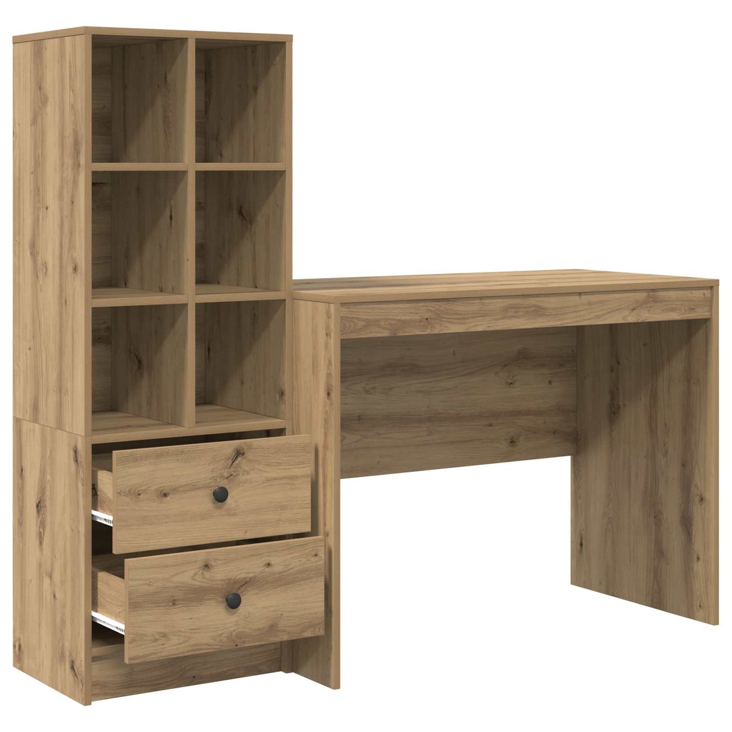 Desk Artisan Oak 145.5 x 50 x 127 cm 2 pcs