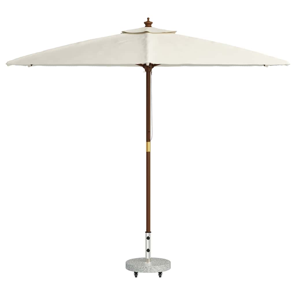 Parasol Base 29.8kg Grey Granite and Stainless Steel Round