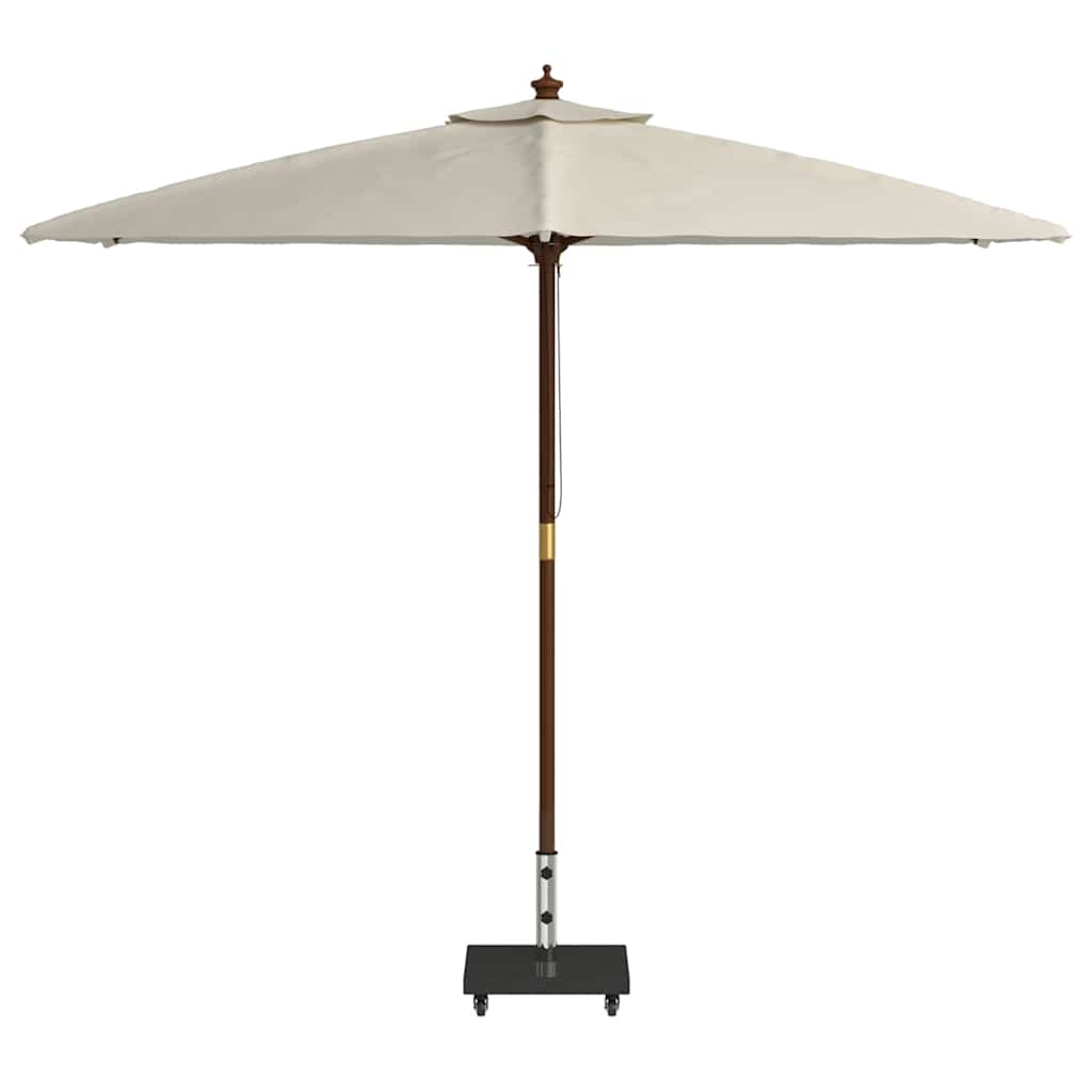 Parasol Base 30kg Black Granite Square