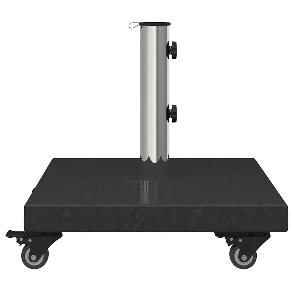 Parasol Base 30kg Black Granite Square
