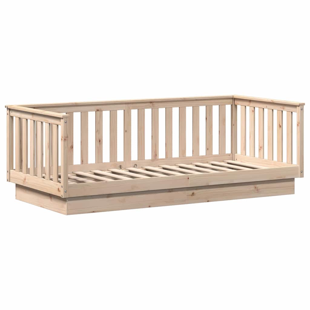 Day Bed without Mattress 90x200 cm Solid Wood Pine