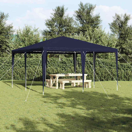 Party Tent Blue 400 x 400 x 266 cm Polyethylene and Steel