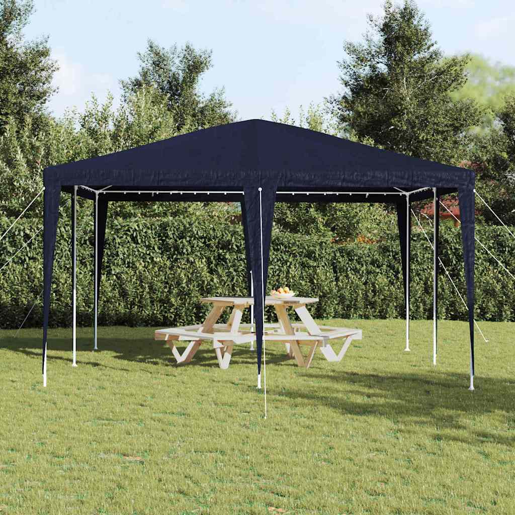 Party Tent Blue 400 x 400 x 266 cm Polyethylene and Steel