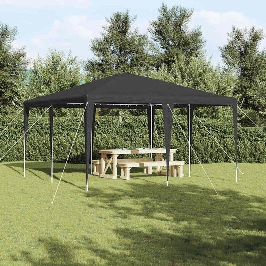 Party Tent Anthracite 400 x 400 x 266 cm Polyethylene and Steel