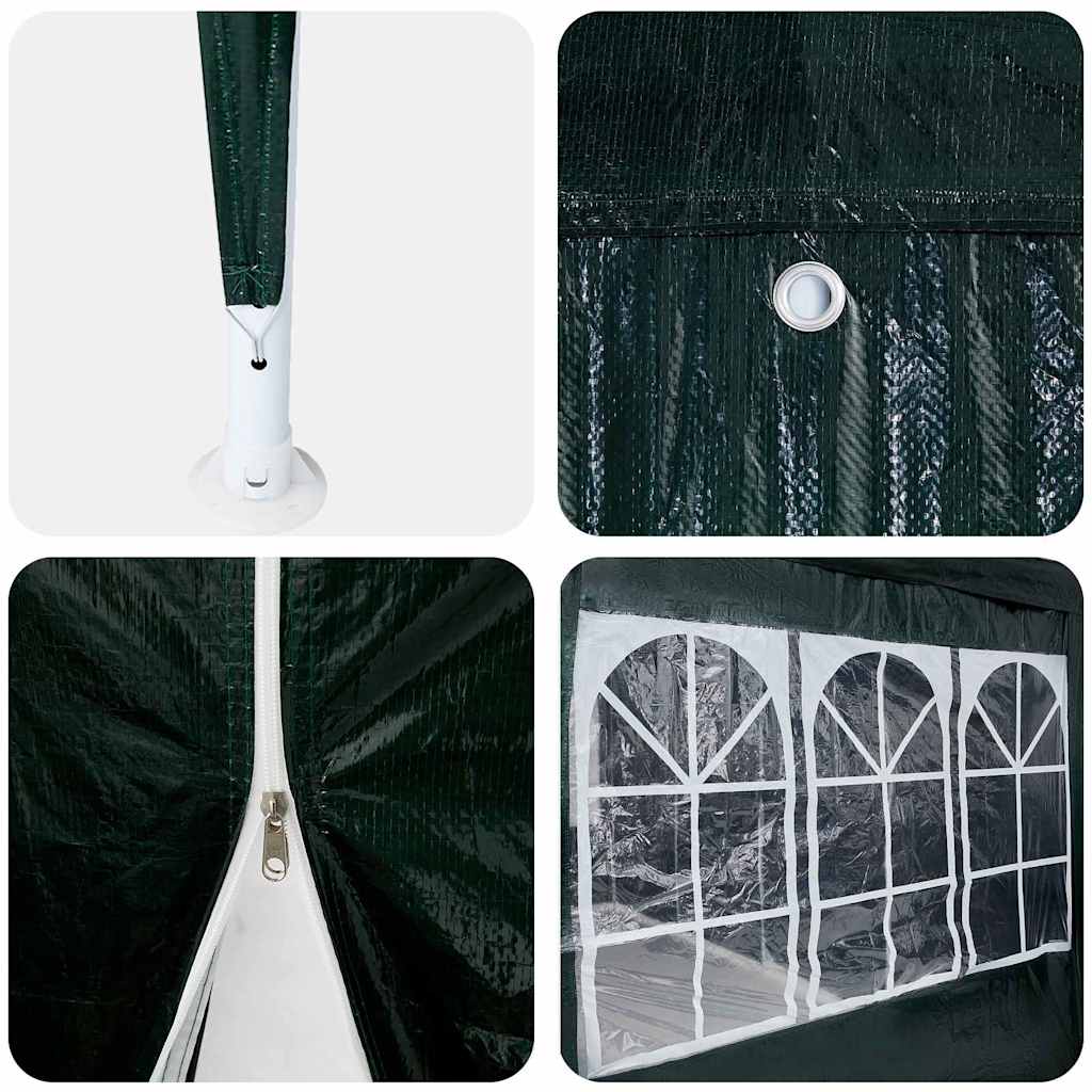 Party Tent Green 600 x 400 x 266 cm Polyethylene