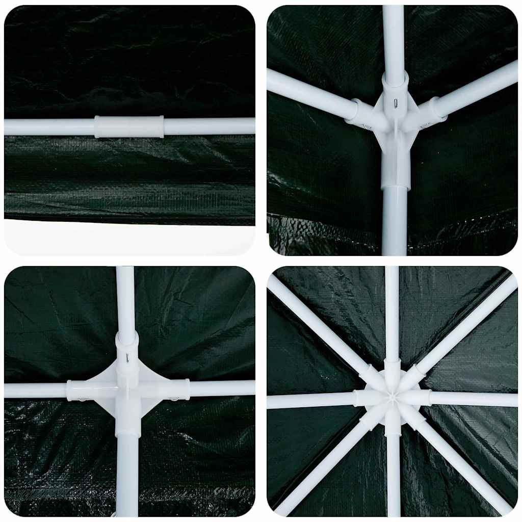 Party Tent Green 800 x 400 x 266 cm Polyethylene and Steel
