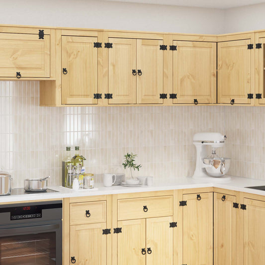 Cabinet SKI Honey Brown 60 x 32 x 60 cm Solid Pine Wood