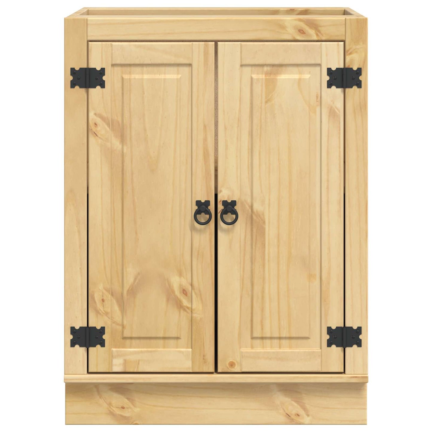 Cabinet SKI Honey Brown 60 x 46 x 81.5 cm Solid Pine Wood