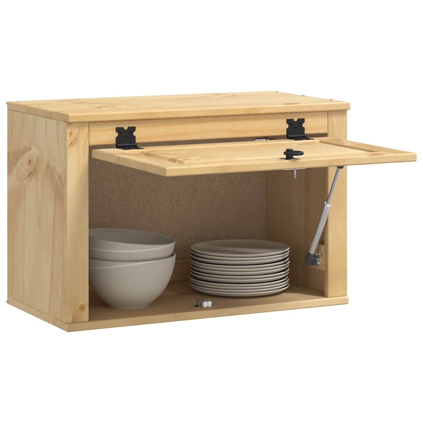 Cabinet SKI Honey Brown 60 x 32 x 40 cm Solid Pine Wood