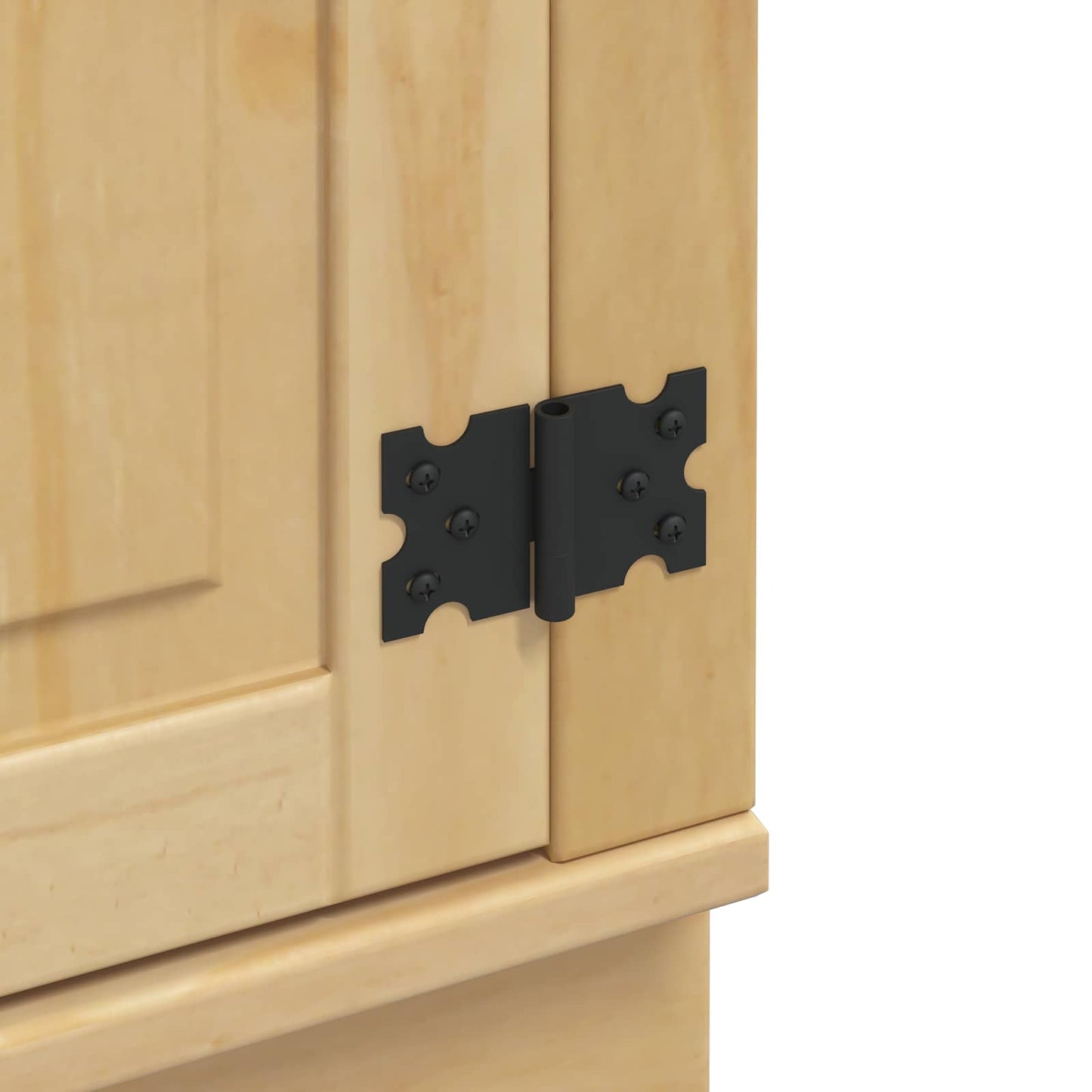 Cabinet SKI Honey Brown 80 x 46 x 81.5 cm Solid Pine Wood