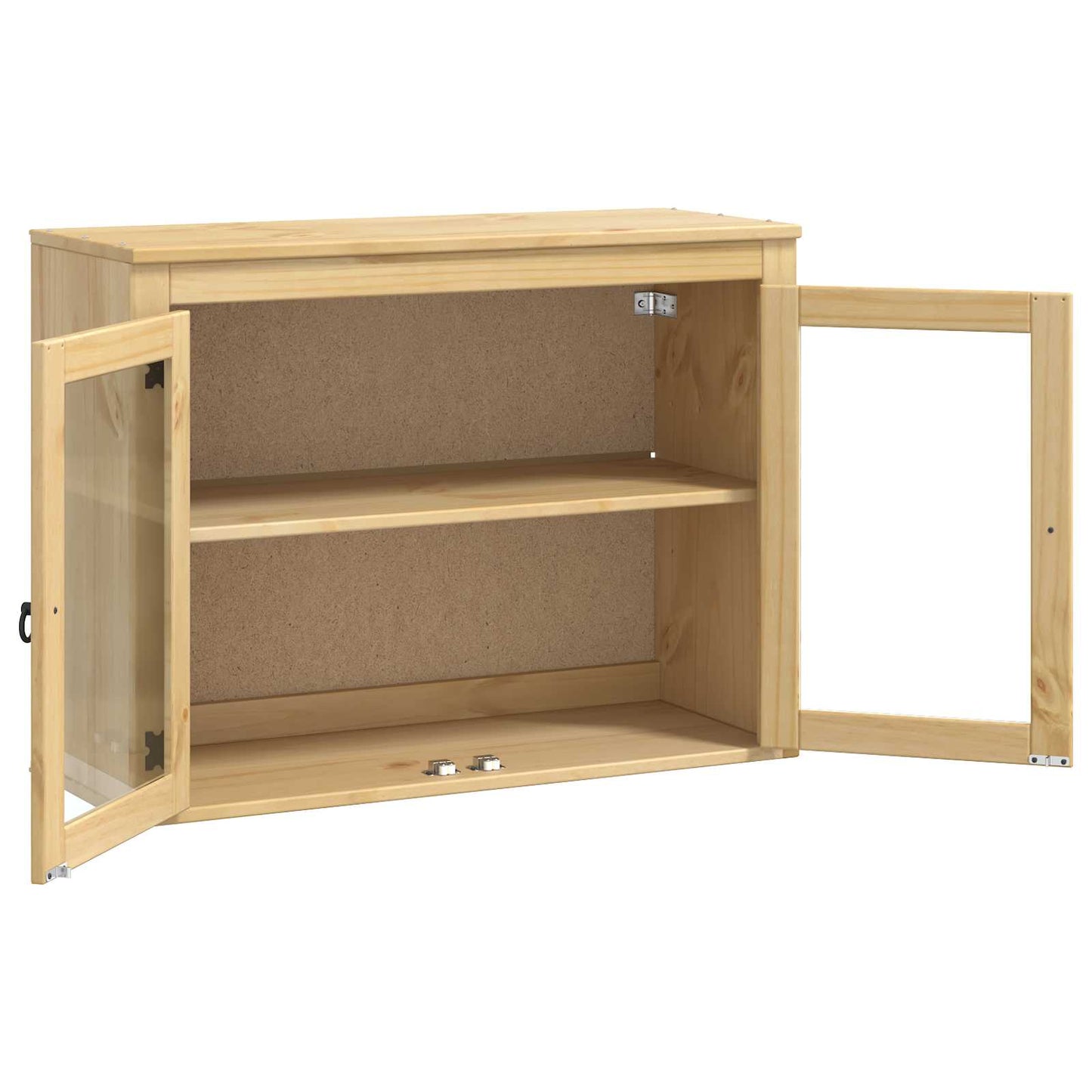 Cabinet SKI Honey Brown 80 x 32 x 60 cm Solid Pine Wood