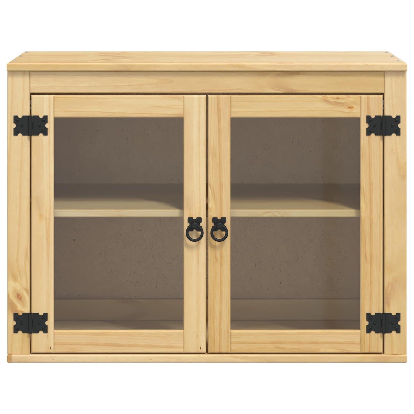 Cabinet SKI Honey Brown 80 x 32 x 60 cm Solid Pine Wood