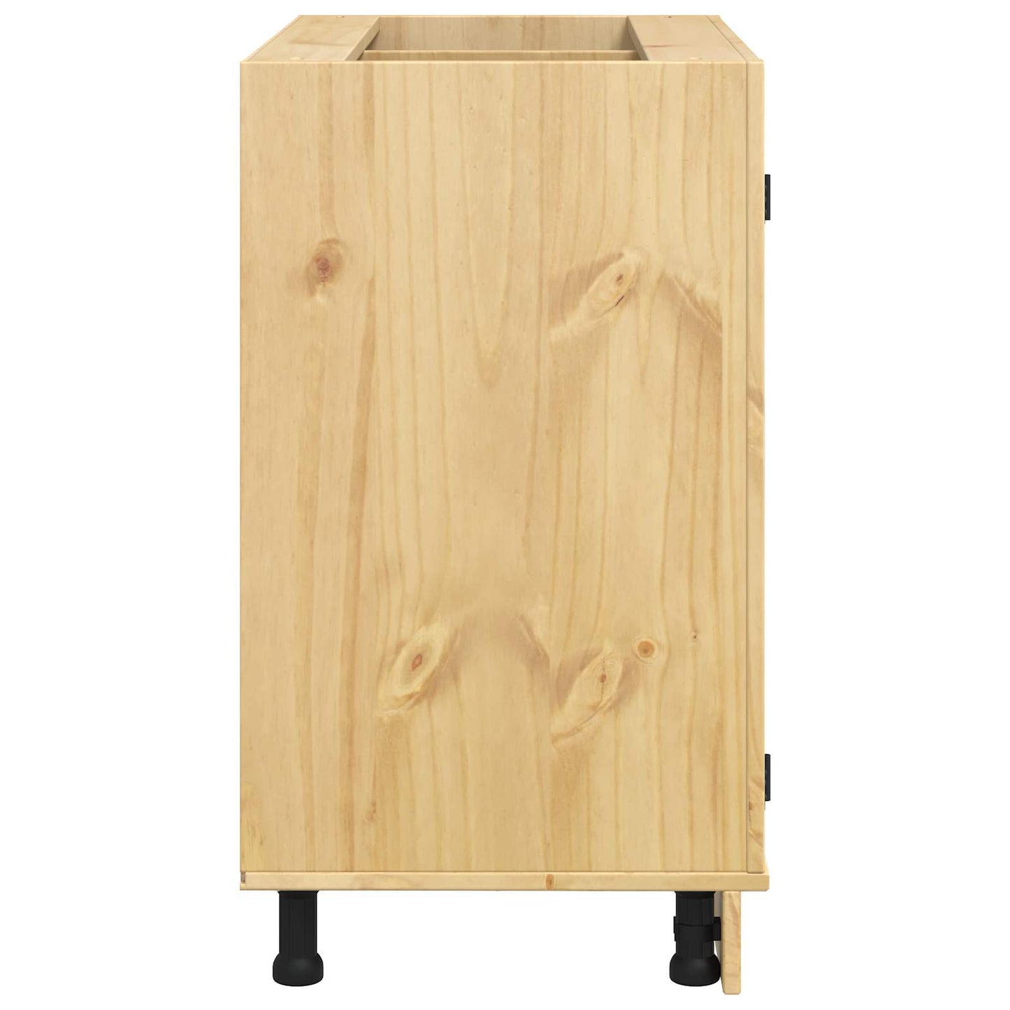 Cabinet SKI Honey Brown 80 x 46 x 81 cm Solid Pine Wood